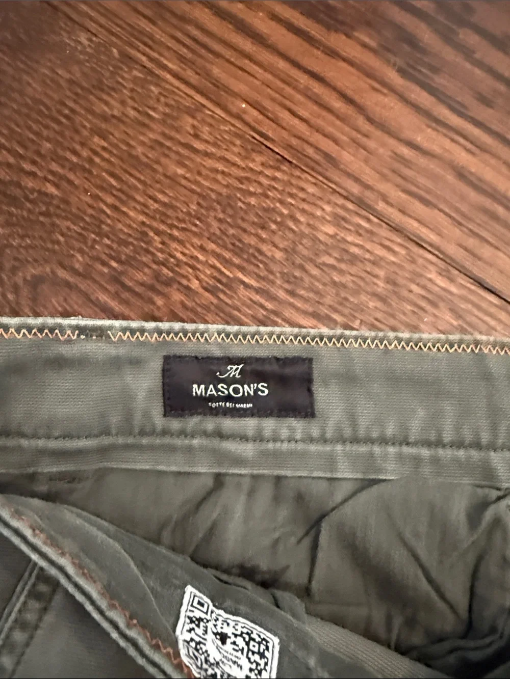 Mason Olive Green Cargo Pants with Utility Pockets